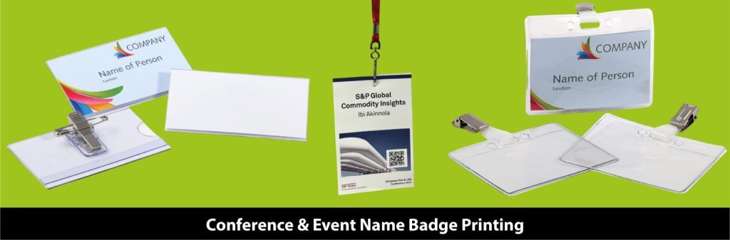 Conference Event Name Badge Printing