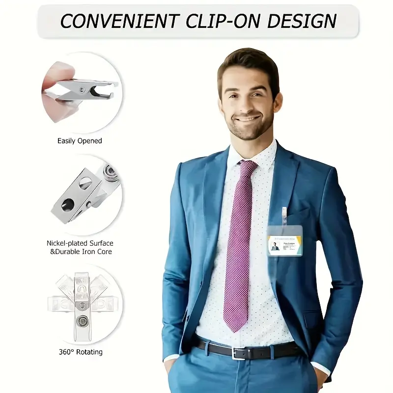 Metal Badge Clips UK 2