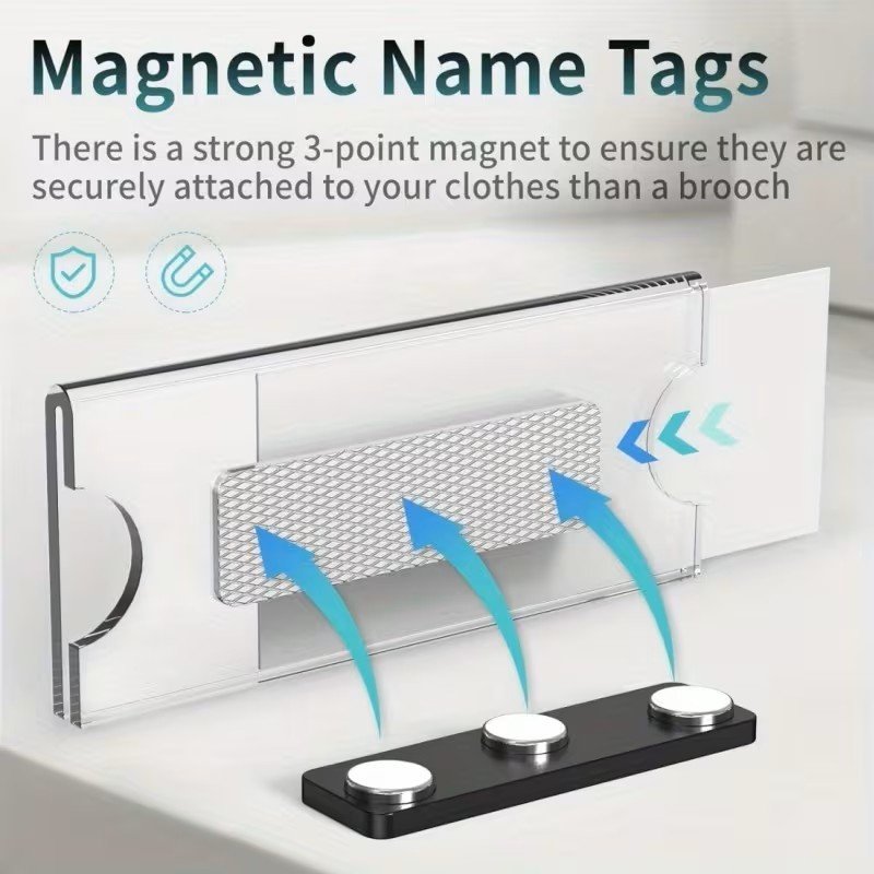 Magnetic Name tag