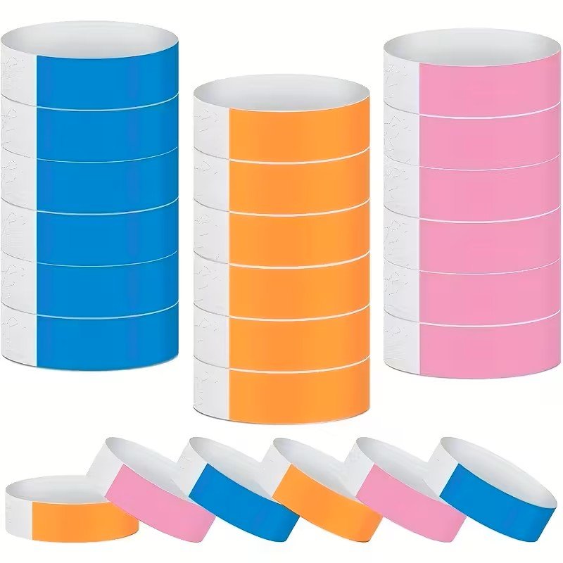 Multi Colour Wristbands Blue,Orange,Pink