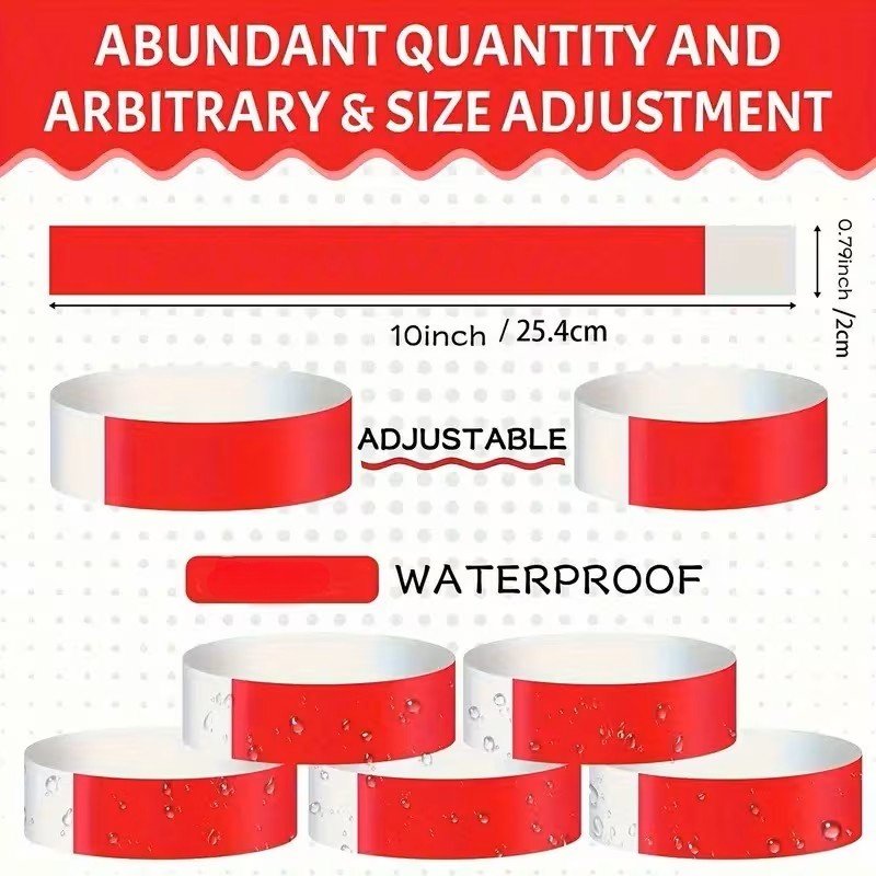 Multi Colour Wristbands size