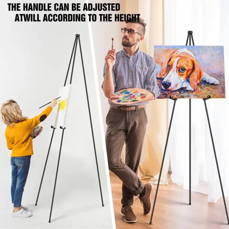 Portable-Easel-Stand-adjustable-handle-Badge Printing