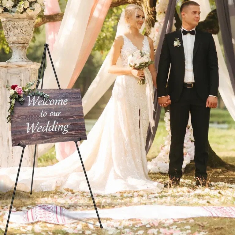 Portable-Easel-Stand-wedding-sign-Badge Printing