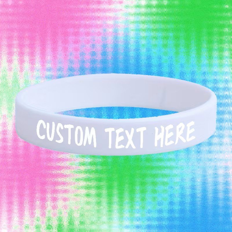 Silicone Wristbands White