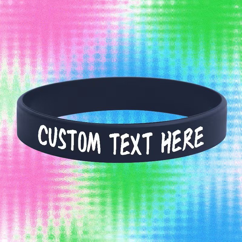 Silicone Wristbands black
