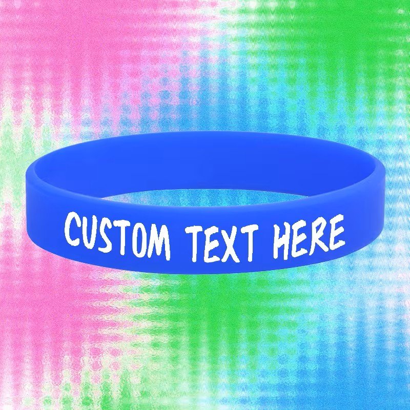 Silicone Wristbands blue