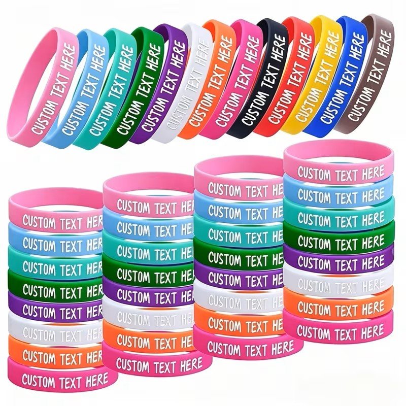 Silicone Wristbands colour