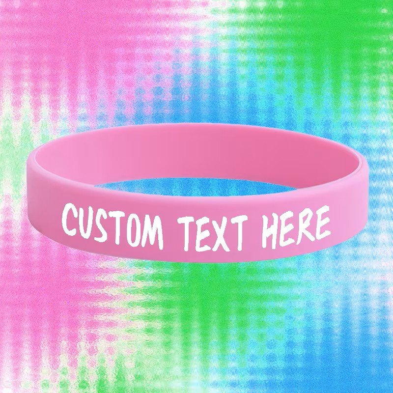 Silicone Wristbands light pink