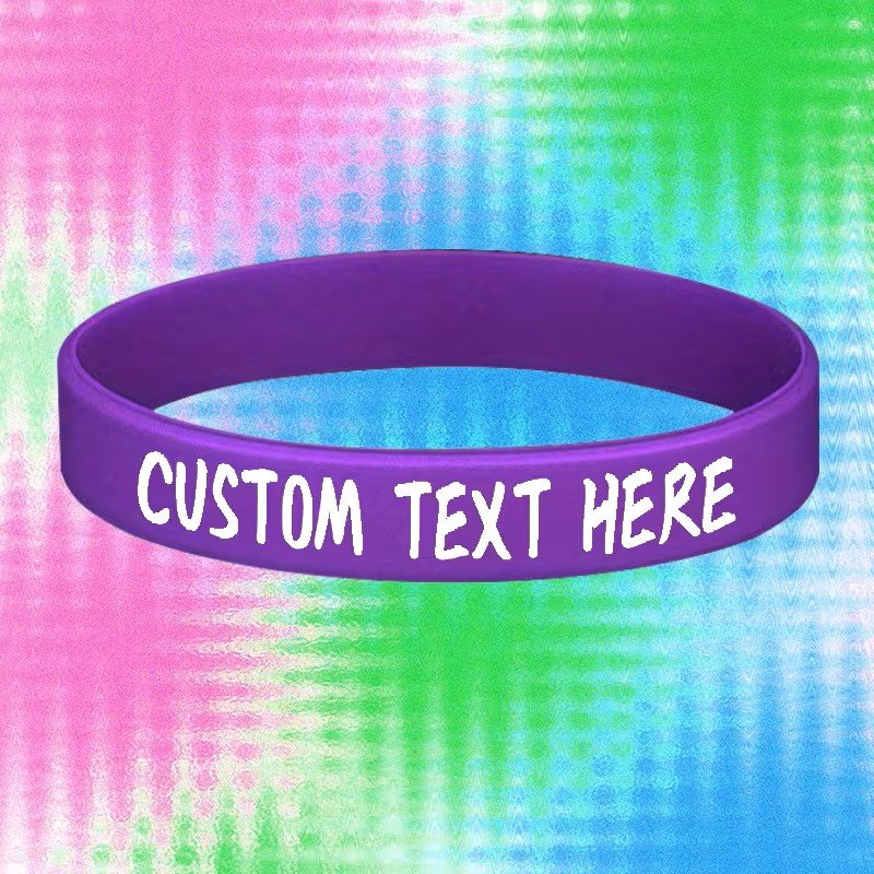 Silicone Wristbands purple