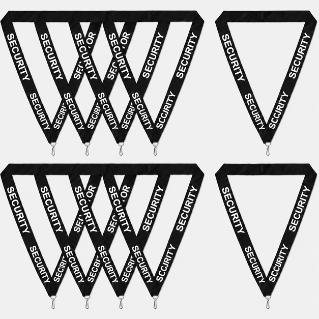 black Security Lanyard