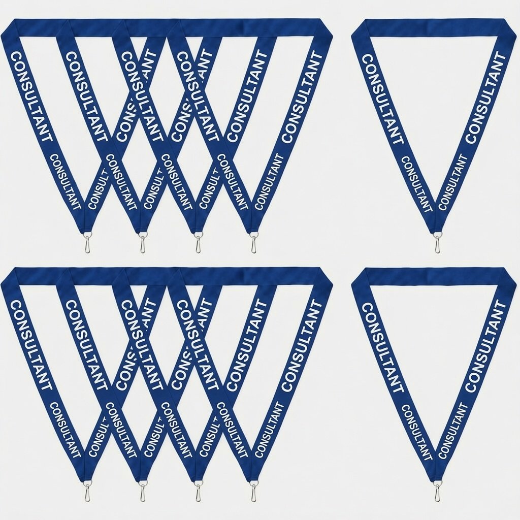 blue Consultant Lanyard