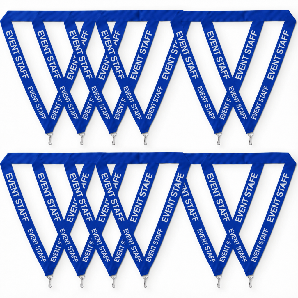 blue Event Staff Lanyard