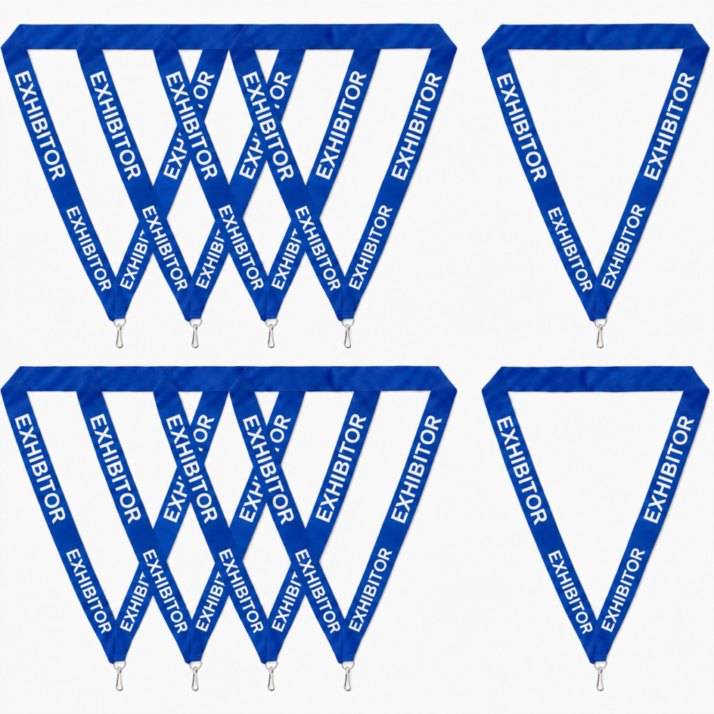 blue Exhibitor Lanyard