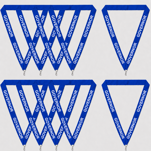 blue Governor Lanyard