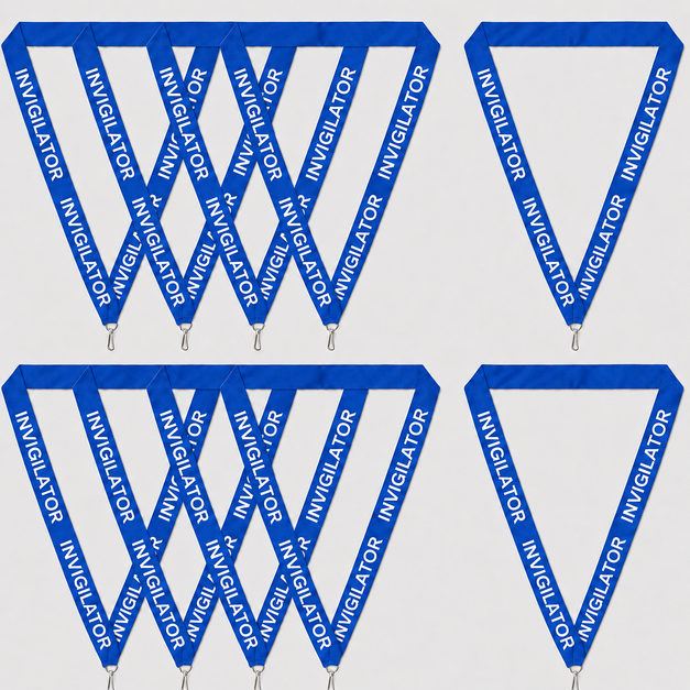 blue Invigilator Lanyard
