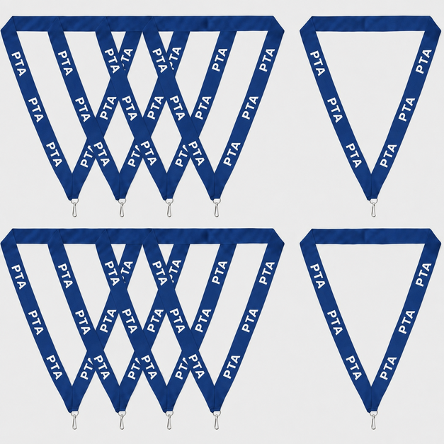 blue PTA Lanyard