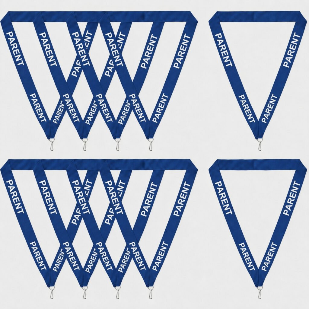 blue Parent Lanyard