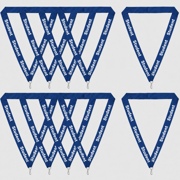blue Student Lanyard