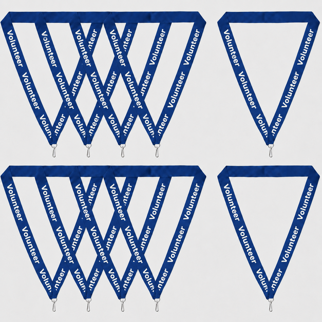 blue Volunteer Lanyards