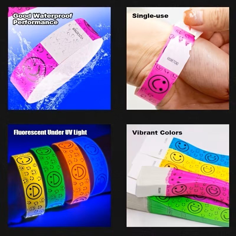 emoji face wristbands Water proof
