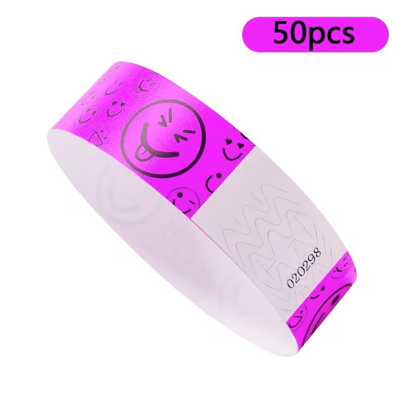 emoji face wristbands single pink
