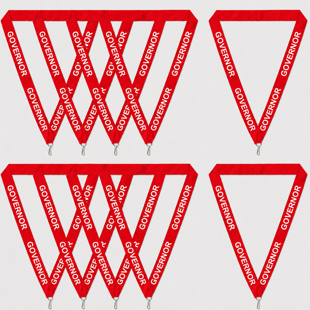 red Governor Lanyard