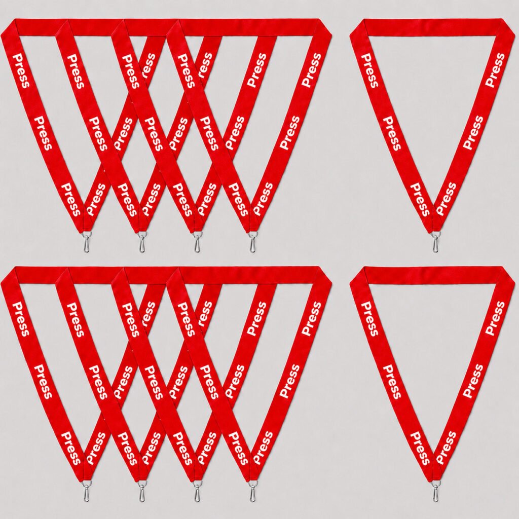 red Press Lanyard