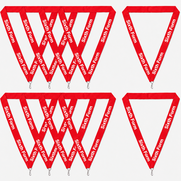 red Sixth Form Lanyard