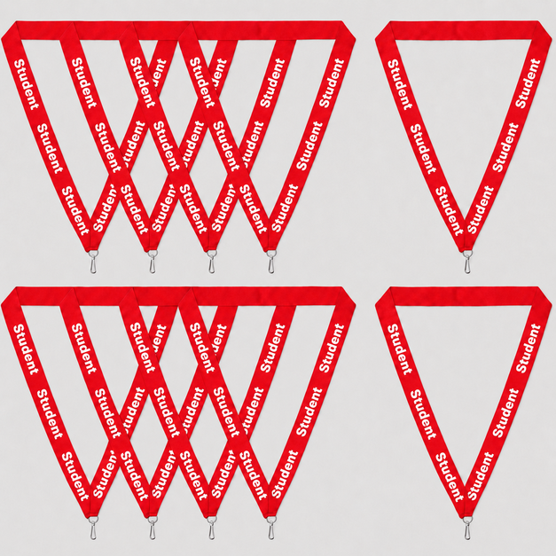 red Student Lanyard