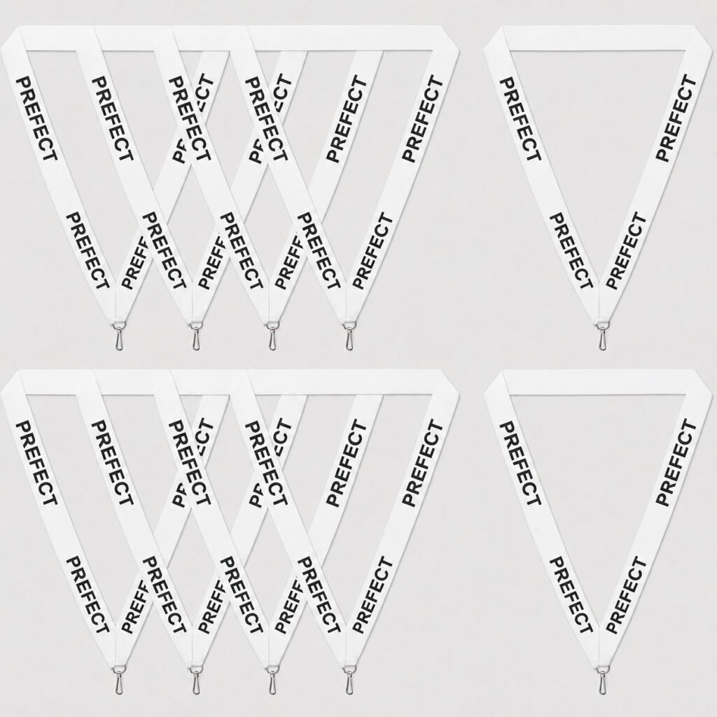 white Prefect Lanyard