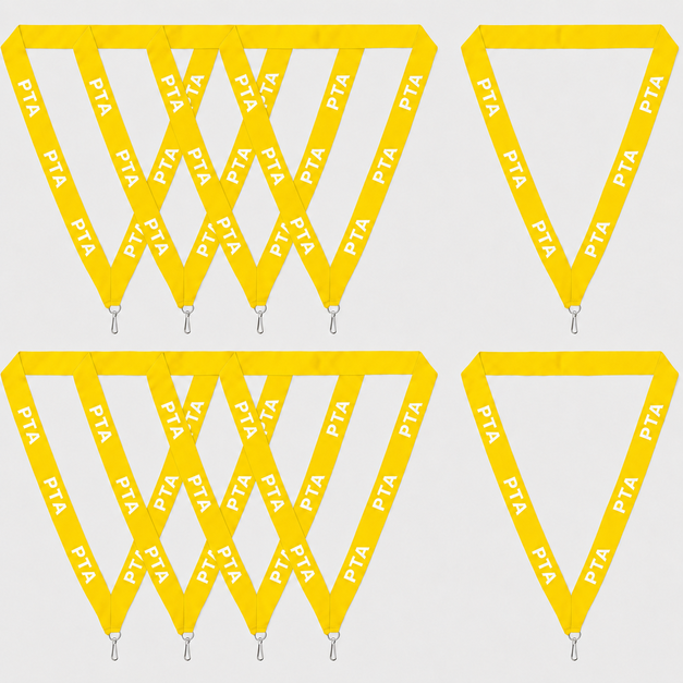 yellow PTA Lanyard
