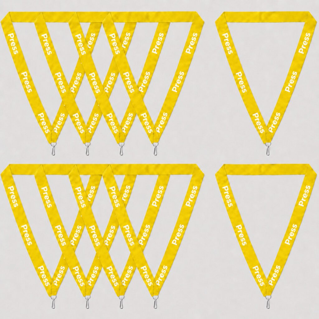 yellow Press Lanyard