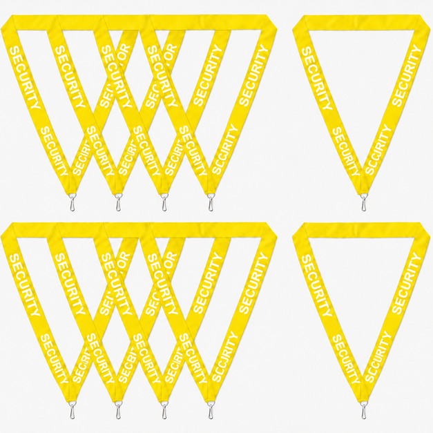 yellow Security Lanyard