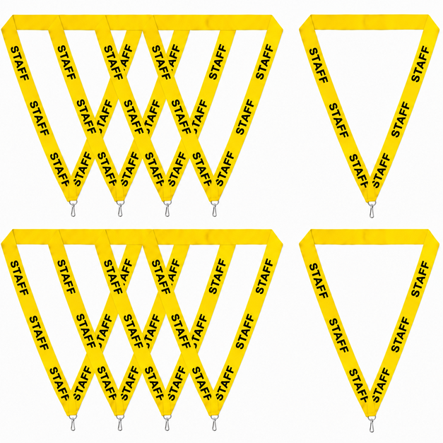 yellow Staff Lanyard