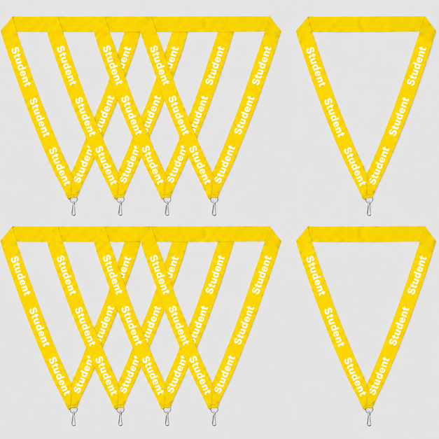 yellow Student Lanyard
