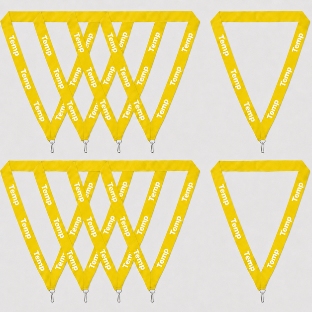 yellow Temp Lanyard