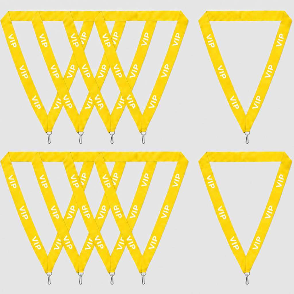 yellow VIP Lanyard